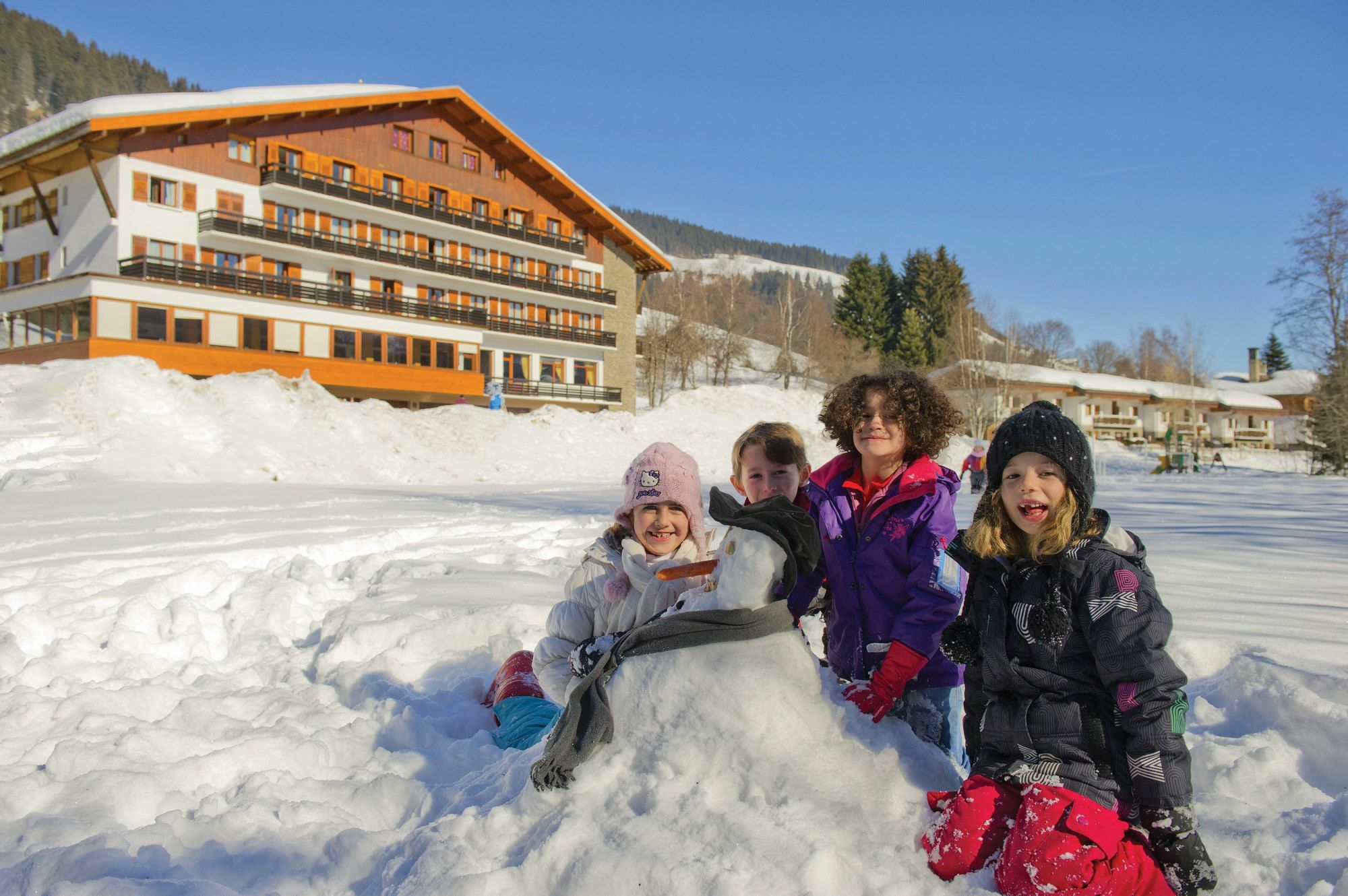 Hotel Vacances Bleues Les Chalets Du Prariand Megève Exterior foto
