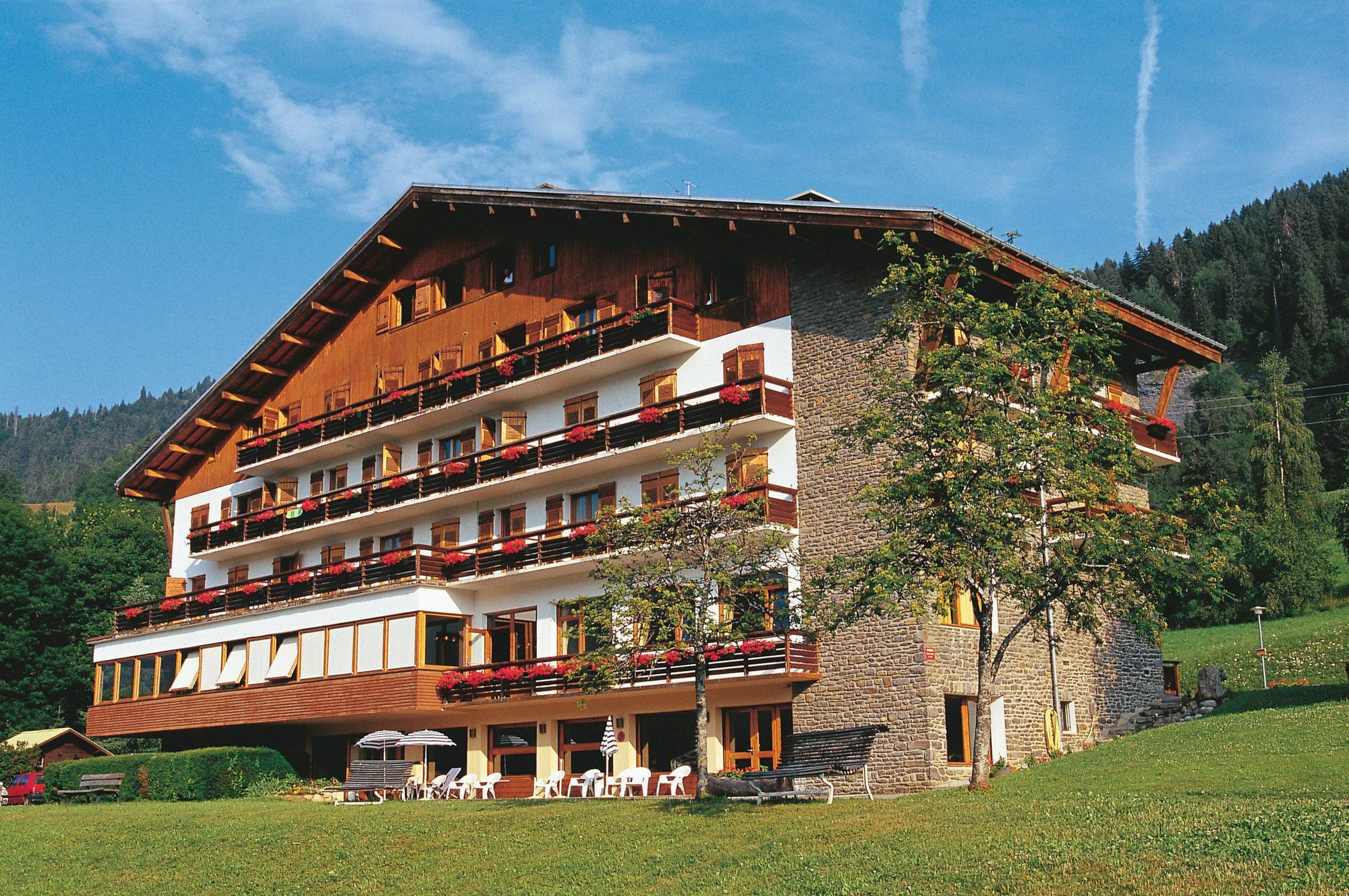 Hotel Vacances Bleues Les Chalets Du Prariand Megève Exterior foto