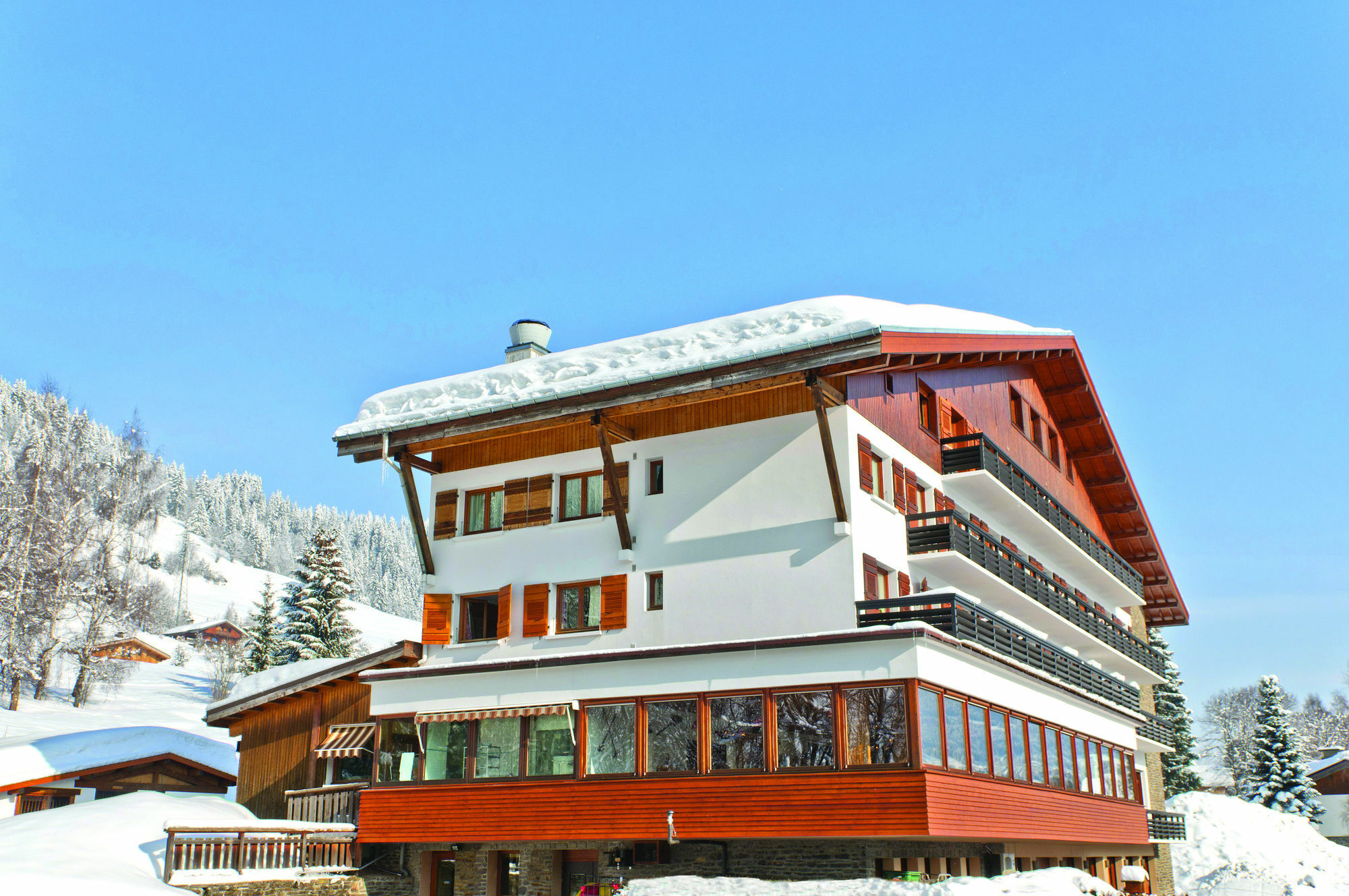 Hotel Vacances Bleues Les Chalets Du Prariand Megève Exterior foto